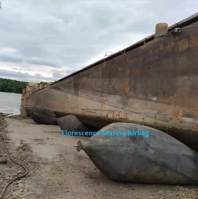 Запуск морского судна передвижение резинового подушки безопасности для верфи